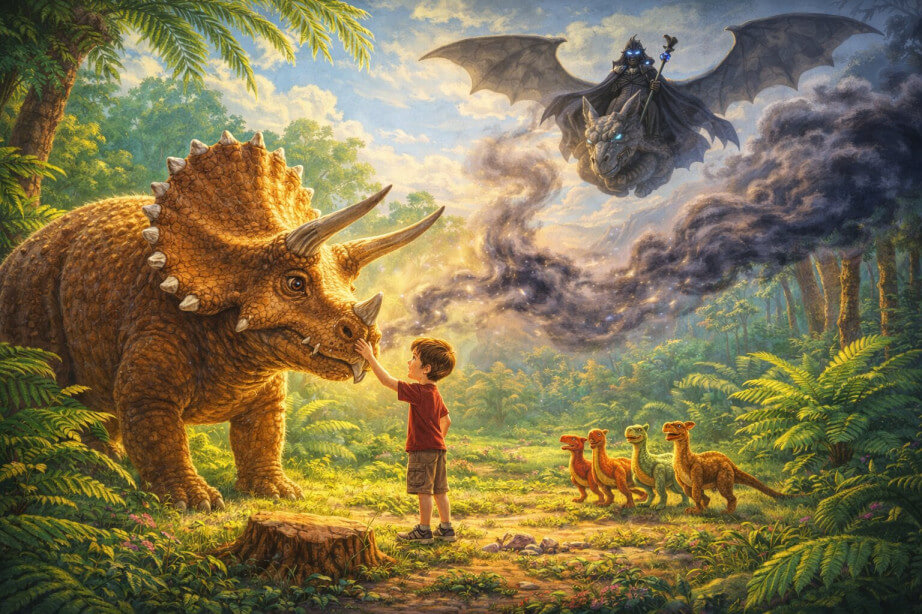 Приключения Максима в стране динозавров